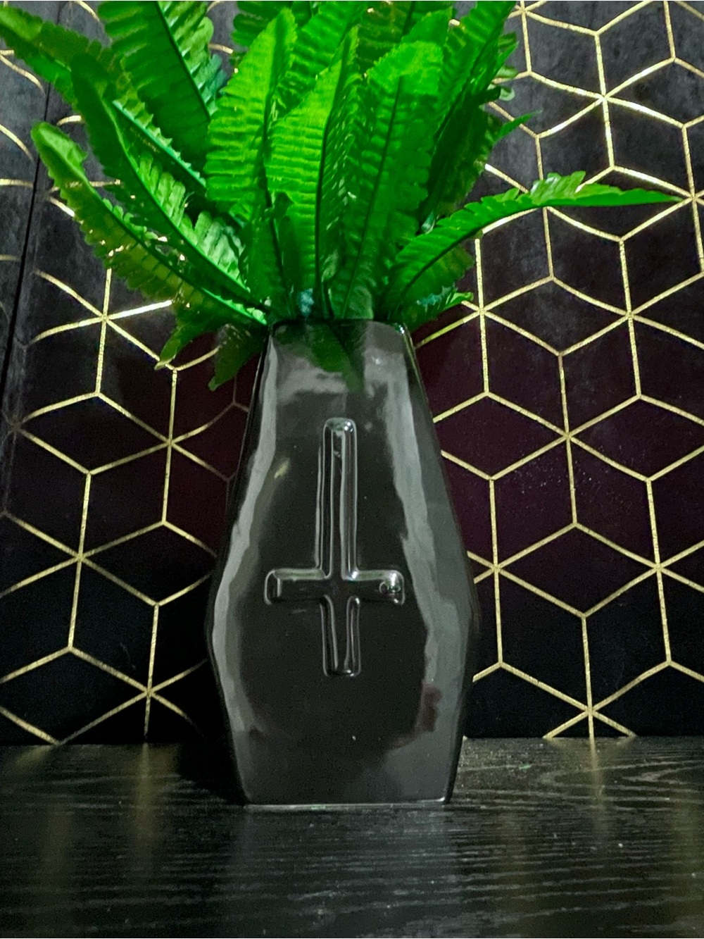 Killstar Large Coffin Vase